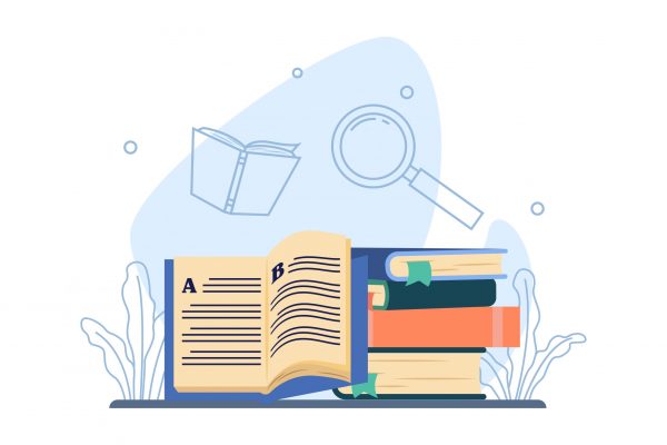 Library Concept. open book and stack of books icon. reading, study literature, education learning icon. suitable for landing page, mobile app, sticker, poster, flyer, article, and banner. vector Library Concept. open book and stack of books icon. reading, study literature, education learning icon. suitable for landing page, mobile app, sticker, poster, flyer, article, and banner. vector